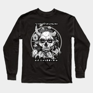 Demon Skull (Reversed) Long Sleeve T-Shirt